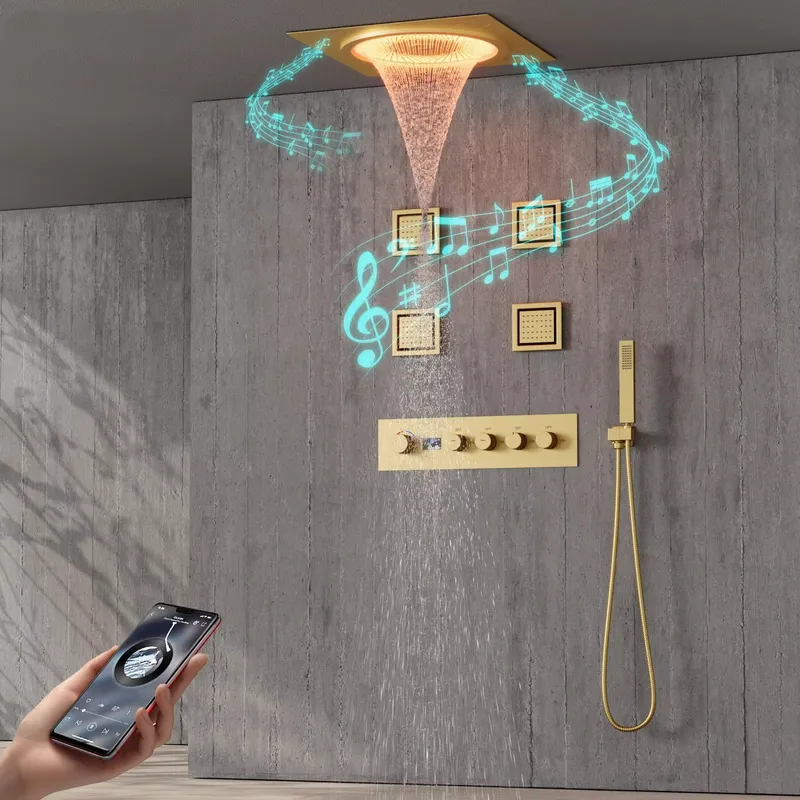Smart LED Shower Set Bathroom  - Spa & Wellness Retreat recension och pris