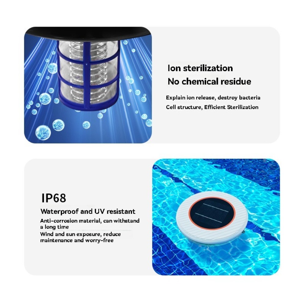 Solar Pool Ionizer Floating Co - W Spa & Wellness recension och pris