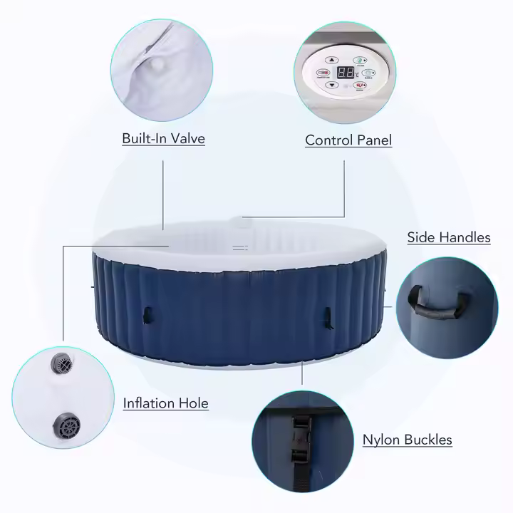 Outdoor Use 6 Person Round Inf - Spa & Wellness Retreat recension och pris