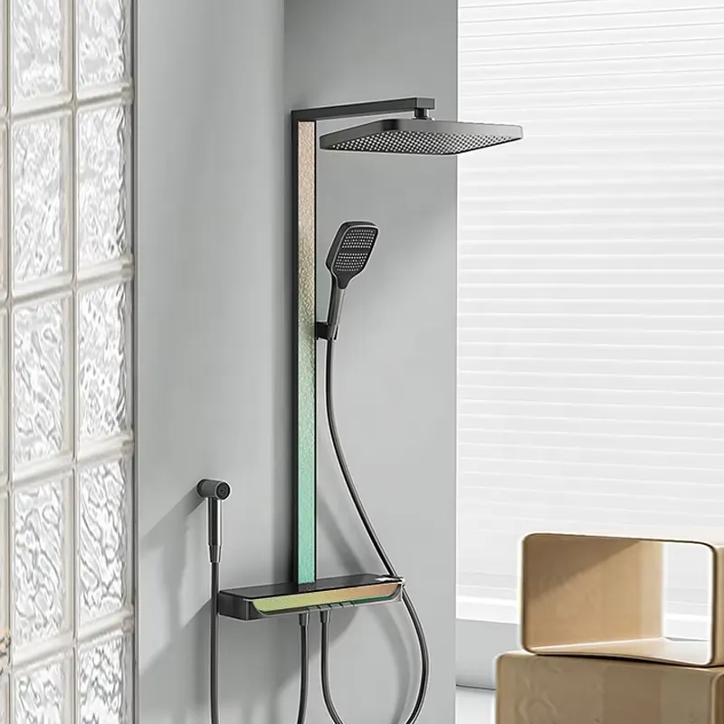 Brass Digital Waterfall Shower - Spa & Wellness Retreat recension och pris